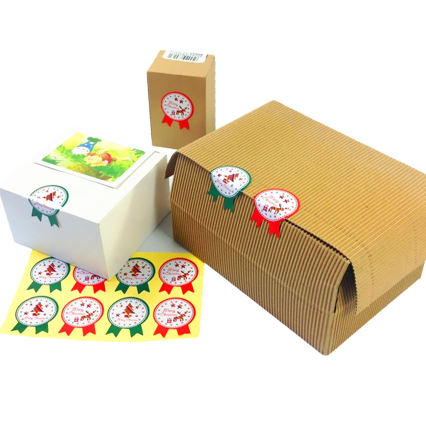 80 шт./лот новый красный зеленый веселая Рождественская елка и олень