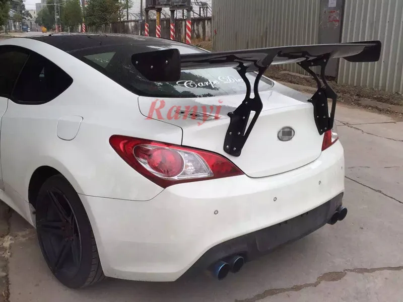 Genesis Coupe углеродное волокно Rocky Bunny спойлер для hyundai Genesis Coupe карбоновый спойлер багажника