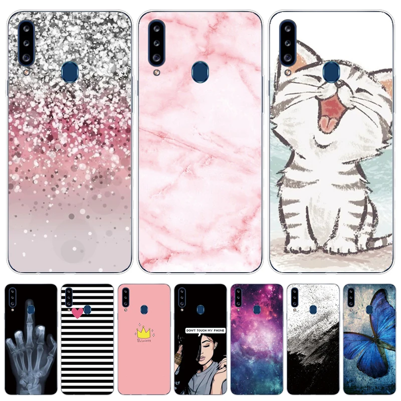 Чехол для Samsung Galaxy a20s силиконовый чехол-бампер a20 s a207 SM-a207f мягкие чехлы с котом |