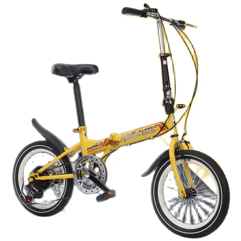 

20 inch folding variable speed bicycle female male adult student ultra light portable folding bike leisure bicycle