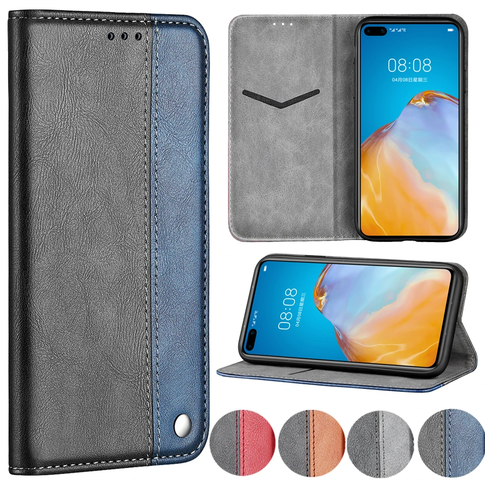 

Leather Case For Huawei P40 P30 P20 Pro Mate 20 Lite Y5 Y6 P Smart 2019 Nova 3i 4 Honor 7A 8A Wallet Holder Phone Cover Funda