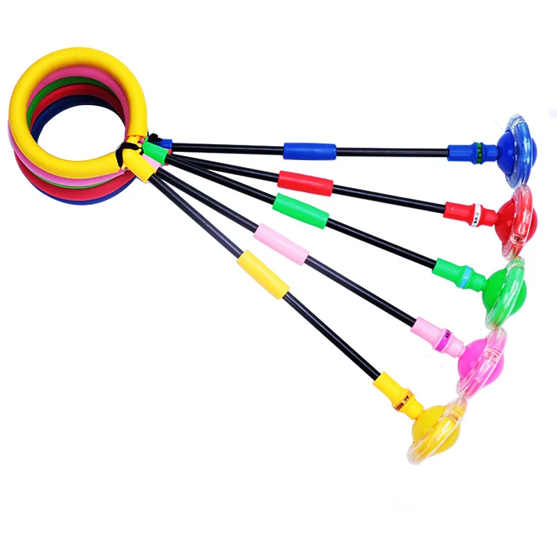 

Children LED Flashing Jumping Rope Ball Colorful Ankle Skip Jump Ropes Sports Swing Ball Toys Fun Playground Sports Kits