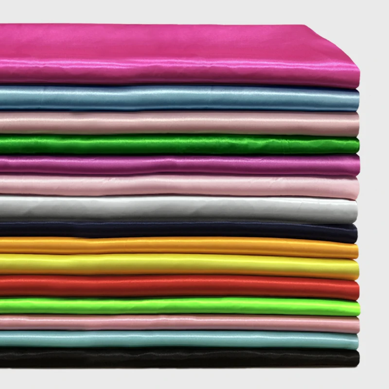 Атласная ткань шириной 1 метр 59 дюймов для шитья платьев костюмов подкладки или