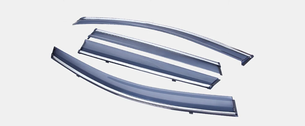 

AITWATT ABS Plastic Window Visor Vent Shades Sun Rain Deflector Guard Trim Covers For Nissan Qashqai 2016 2017 2018 2019