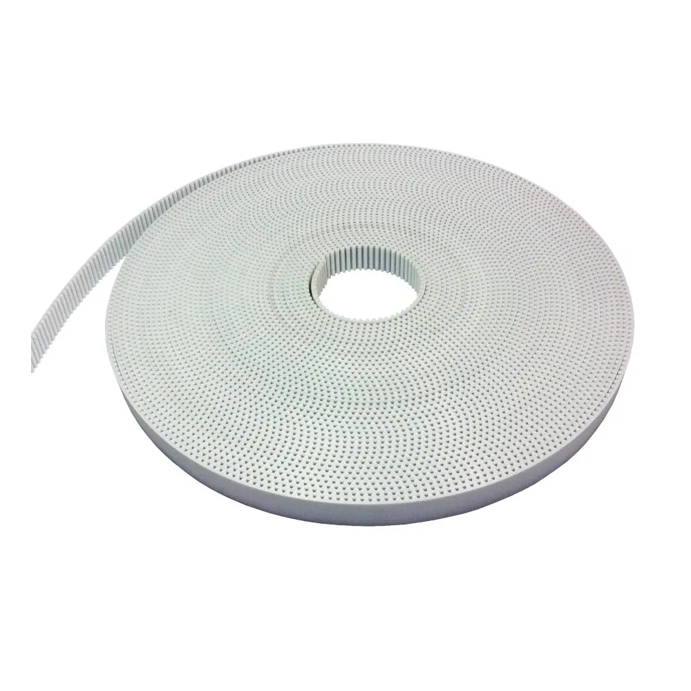 

3M Open Ended PU Timing Belt Width 15mm for CNC Laser Engraving Machines 2/3/5/10/20Meter HTD 3M Open Ended PU Timing Belt White