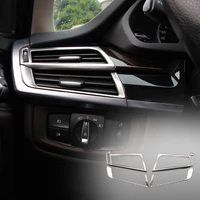 broshoo car side air outlet sticker 3d decals for bmw x5 f15 x6 f16 2014 2017 auto car styling interior accessories 4pcslot