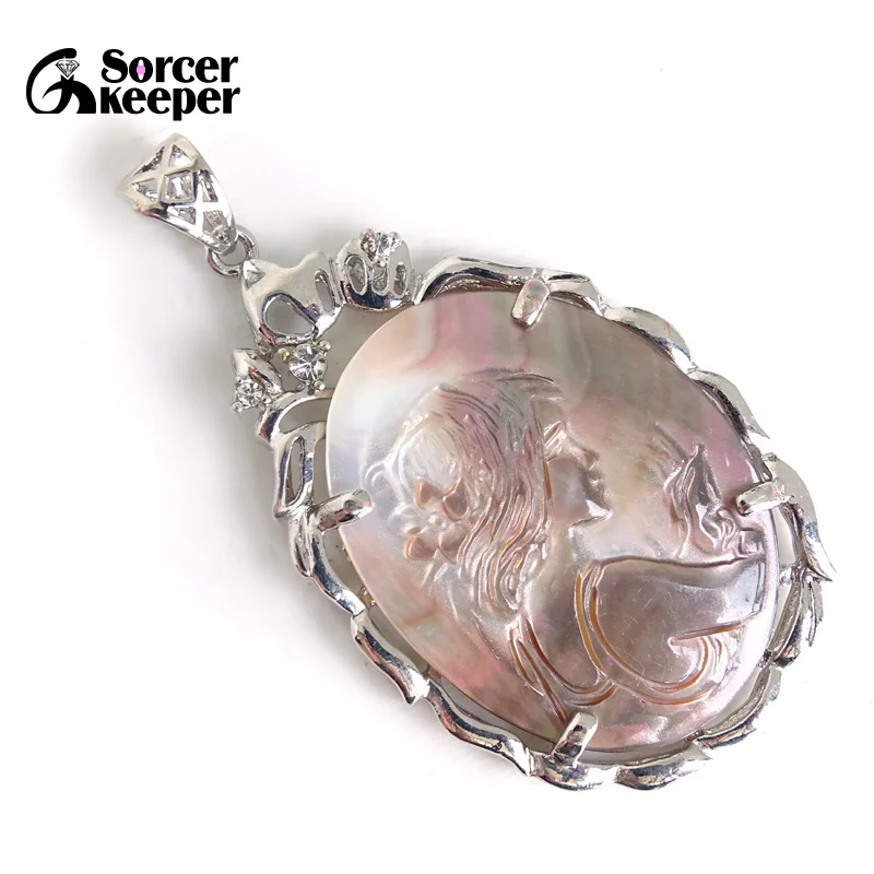 Натуральные аксессуары многоцветное ожерелье с морским жемчугом из ракушек