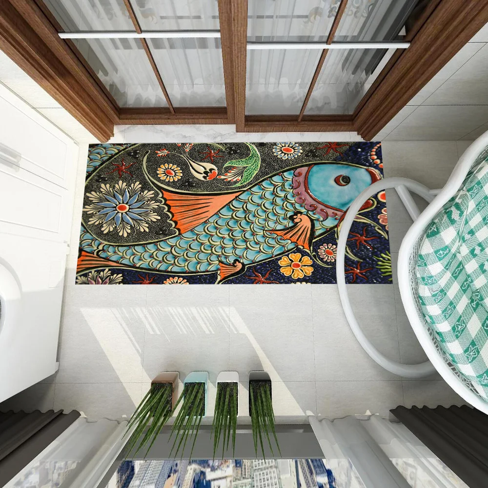 

Creative 3D twill texture stickers imitation of classical embroidery self-adhesive pvc bathroom kitchen non-slip stickers