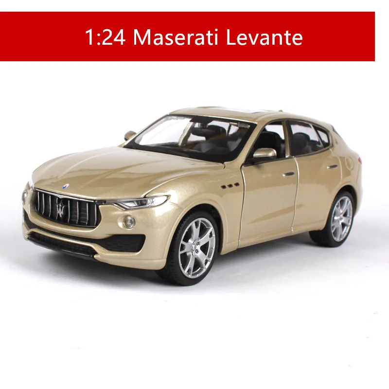 Porsche 718 Bburago 1:24 Maserati SUV моделирование сплава Модель автомобиля ремесла украшения коллекция игрушка инструменты подарок - Цвет: Porsche 718