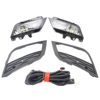 led light for seat leon 2013 2014 2015 2016 front led fog light fog lamp with bulbs grille cover and wire harness assembly