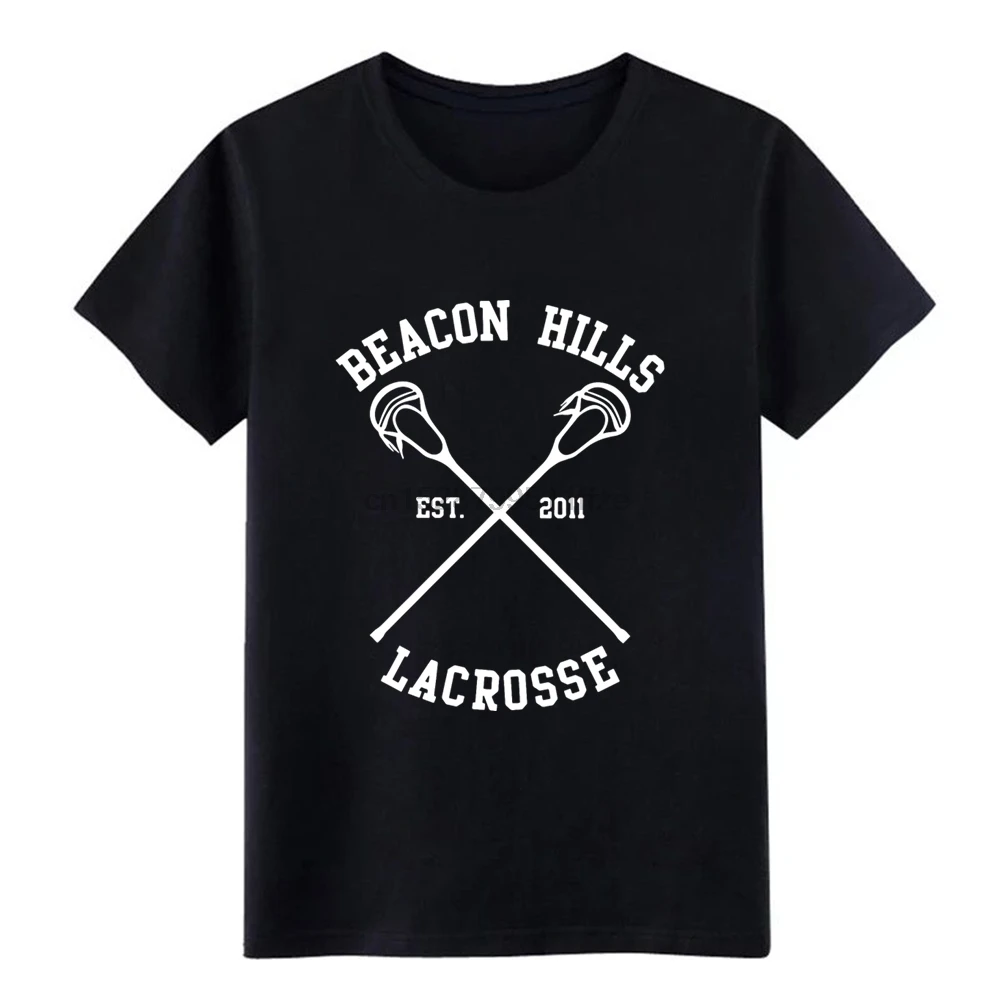 T Shirt Beacon Hills La Crosse Wolf Fan Est Designer O Neck Trend Interesting Comical Fashion|Мужские футболки| |