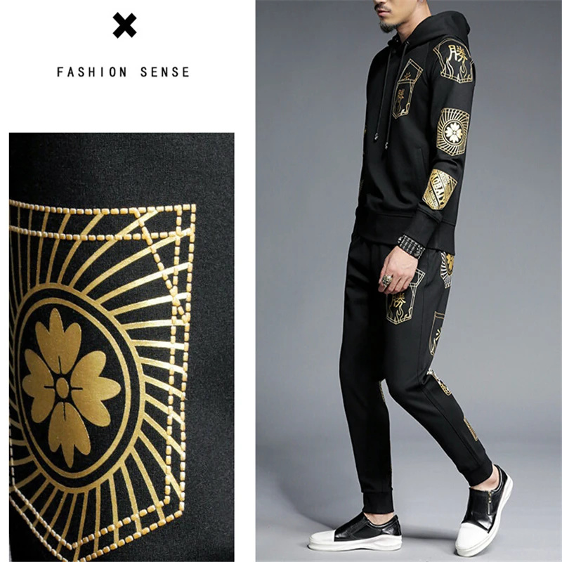 

2020 new Winter Design Embroidery Track suits tracksuit men clothing pure cotton
