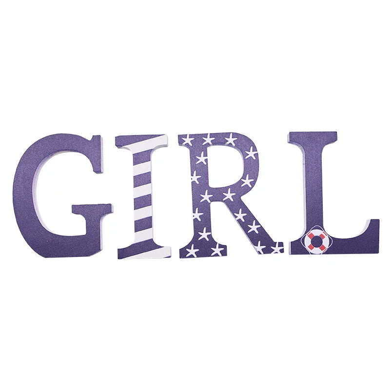 1 шт. Деревянный алфавит 10 см | Дом и сад