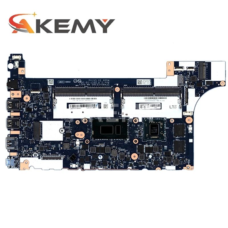 Bestellen 01LW201 EE480 EE580 Für Lenovo Thinkpad E480 E580 NM-B421 Laptop Motherboard SR3LC I7-8550U AMD Radeon RX 550 DDR4