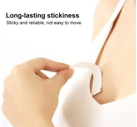 100set Underwear Strap Anti-slip Double Sided Tape Clothing Adhesive for Women Body Skin