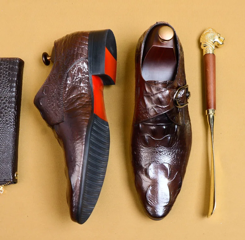 Мужские туфли оксфорды из натуральной кожи с острым носком на плоской