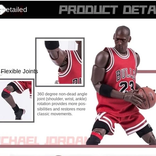Anime Basketball Figurine Star Michael Jordan Kobe Curry1/9 Real Clothes No. 23 Action Figure Car Ornaments Model Doll Toys Gift |