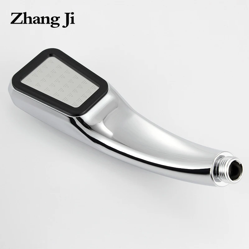 ZhangJi 300 отверстия душевая головка высокого давления ручной для экономии воды распылитель ABS Хромированная Ванная комната Душ