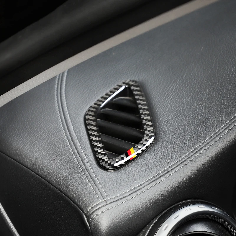 

Sticker For Mercedes A Class 2013- CLA 2014- GLA 2015- Carbon Fiber Dashboard Outlet Ventilation Frame