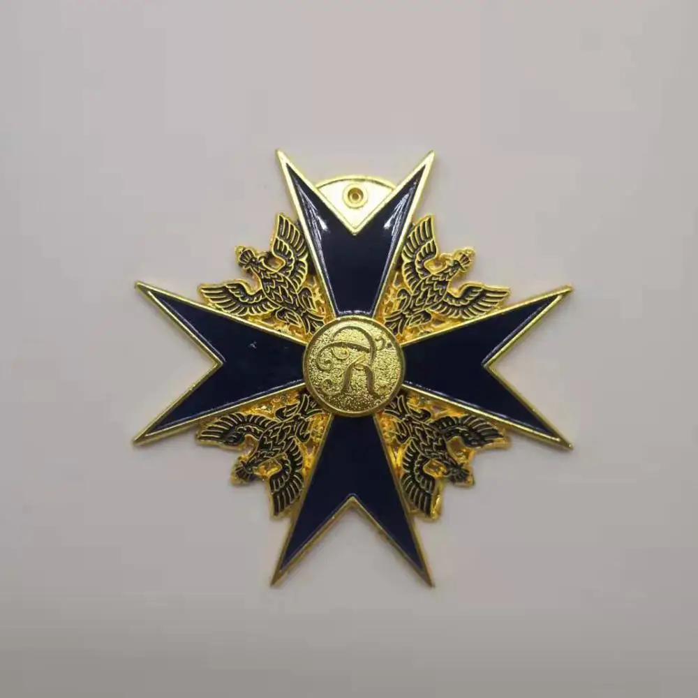 Большой золотой черный медаль времен Второй мировой войны с орлом | Дом и сад