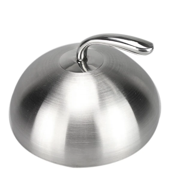 Не-netic нержавеющей стали стейк крышка теппаняки маслостойкая еды сферическая |