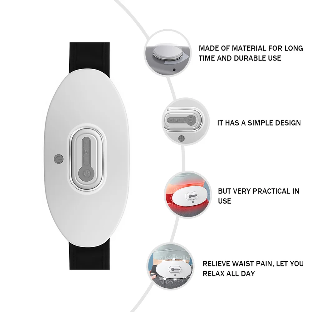 

Waist Heating Belt Wrist Pain Relief Massager Heat Therapy Waist Instrument