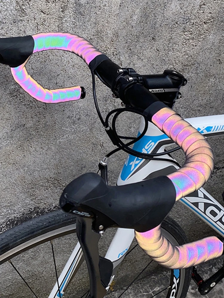 

Road bike handlebar straps for riding EVA PU handlebar straps change color and easy to install personal bicycle parts