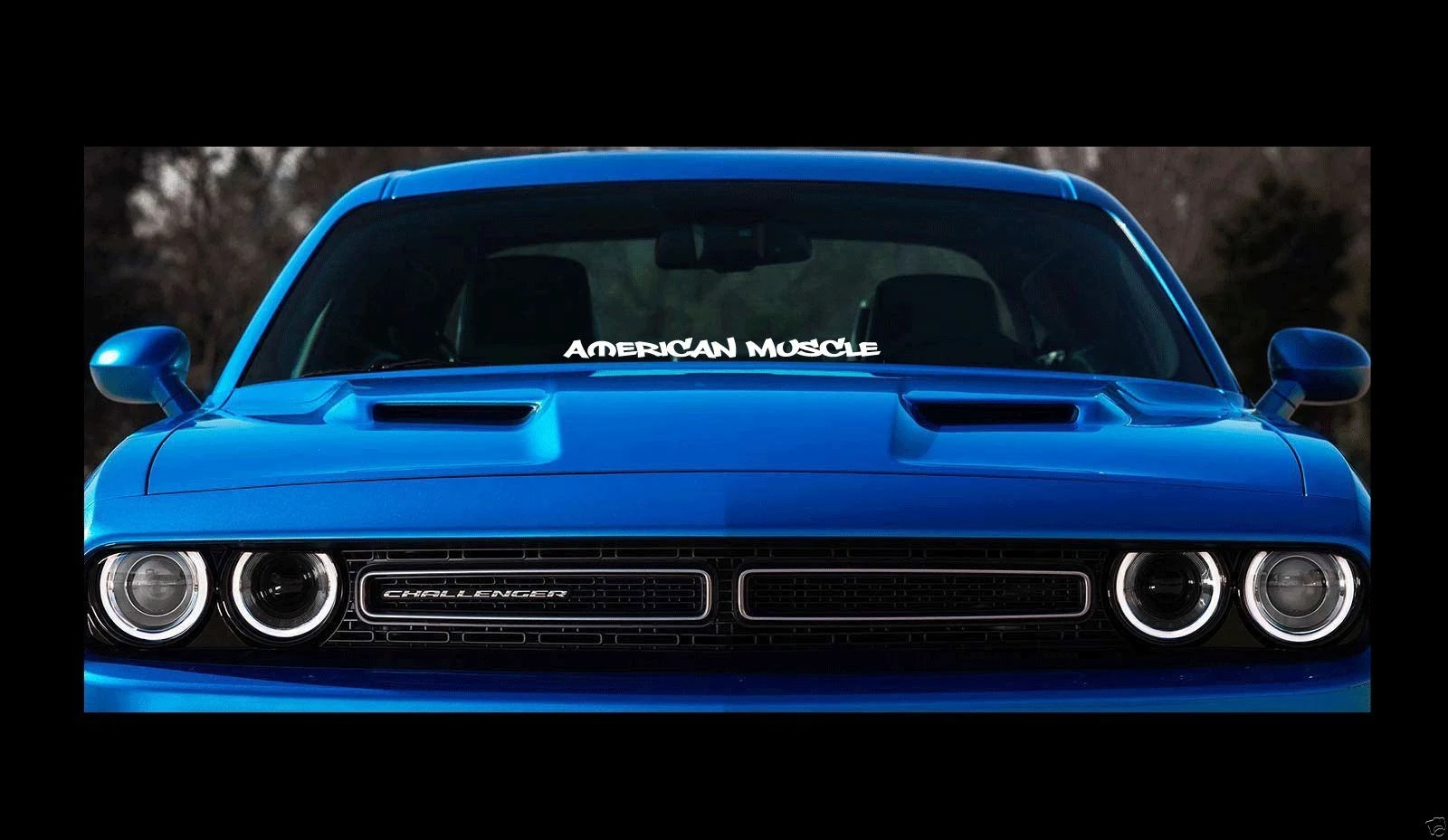 

For Mopar American Muscle Dodge Windshield Banner Sticker Decal hellcat