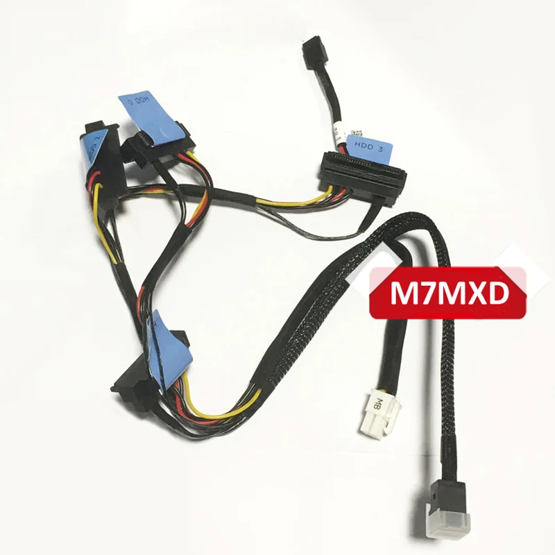 Оригинальный Для PowerEdge R230 PERC RAID SAS кабель HDD светодиодный M7MXD 0M7MXD|Компьютерные