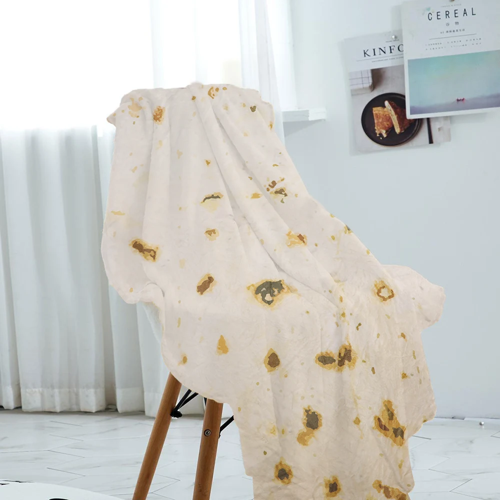 2019 Новые супер мягкие теплые фланелевые одеяла буррито круглой формы для