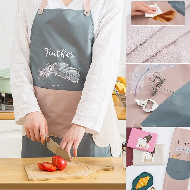 

Hair Salon Work Assistant Work Clothes Barber Hairdresser Hot Dye Only Waterproof Female Clothing Hair Apron Kitchen