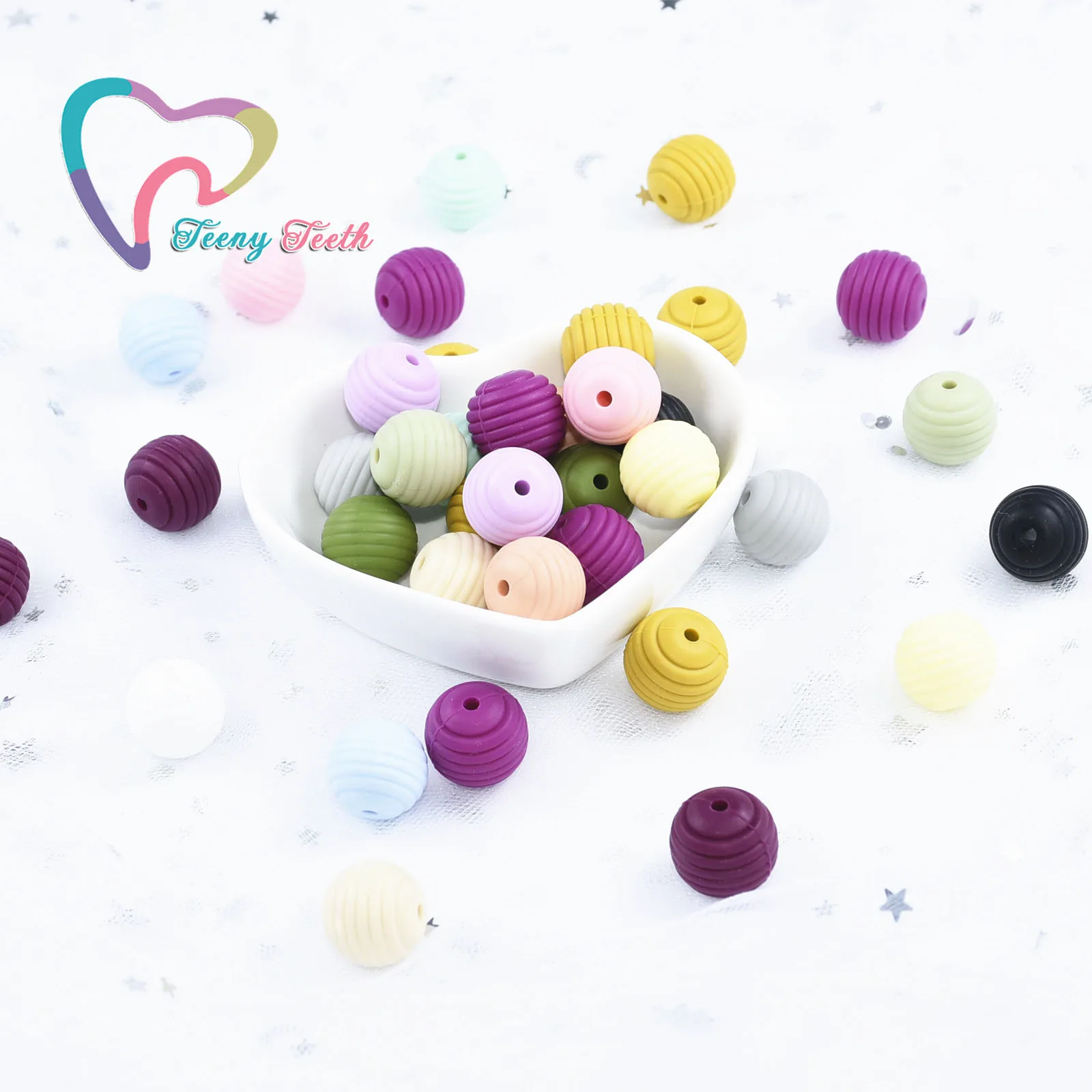 50 шт. силиконовые бусины для изготовления ювелирных изделий 15 мм|Бусины| |