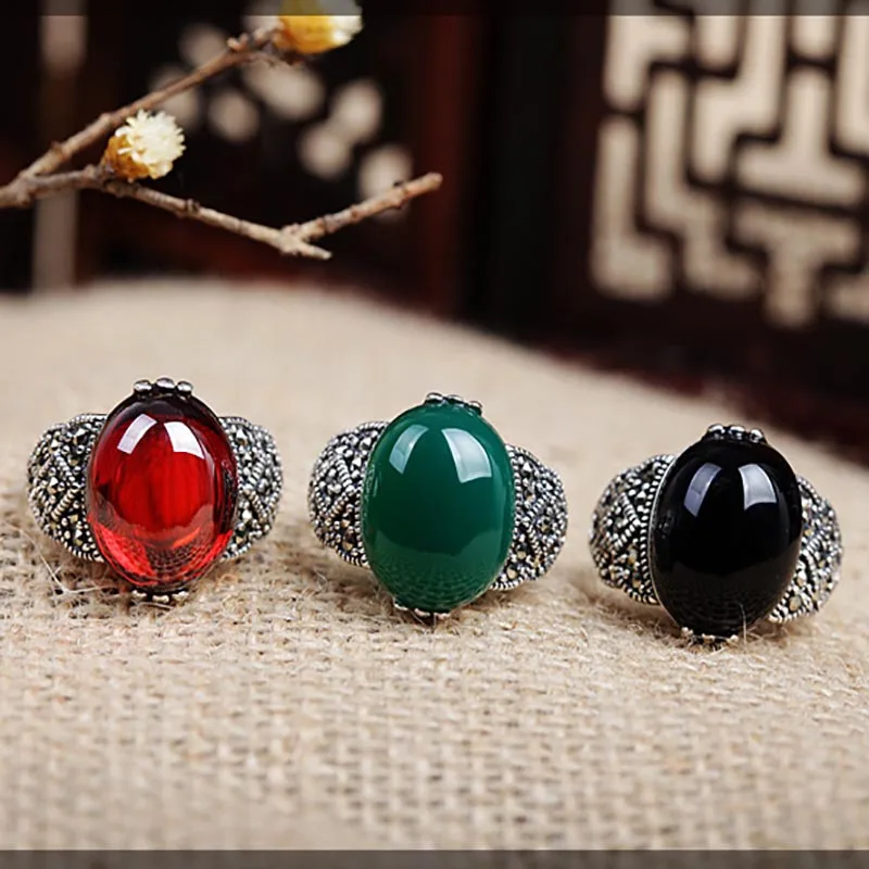 Bague Ringen, новое созданное Гранатовое 925 пробы Серебряное кольцо, регулируемое для женщин, свадебное кольцо из красного драгоценного камня, подарок