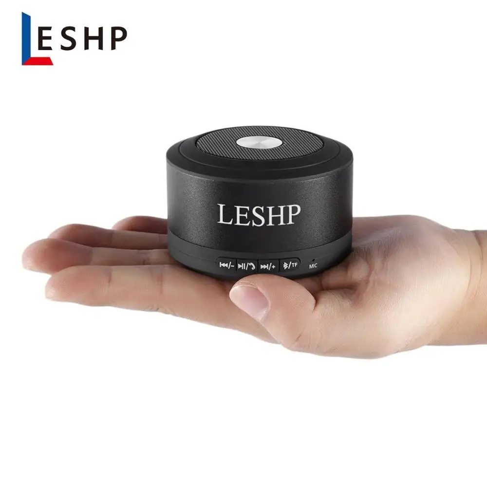 LESHP Mini Portable Speaker Wireless 3.0 3W 5VUSB / DC charging port Built-in Mic & LED Lights for Cell phones Computers | Красота и