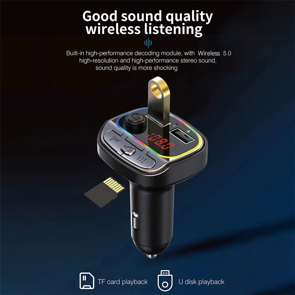 FM-трансмиттер KEBIDUMEI с поддержкой Bluetooth 5 0 и быстрой зарядки | Автомобили мотоциклы