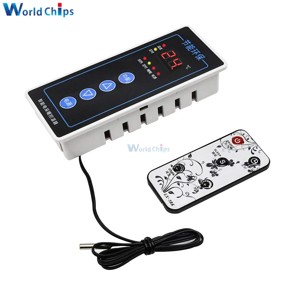 Board Ac 110-220v 2500w Abs Temperature Controller With Ir Remote For Smart Home