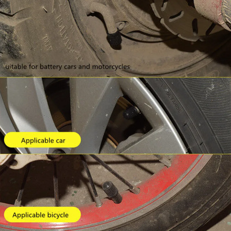 

100 шт., пластиковая крышка для автомобильного клапана, крышка для аккумулятора, для автомобиля, мотоцикла, грузовика, пылезащитная крышка дл...