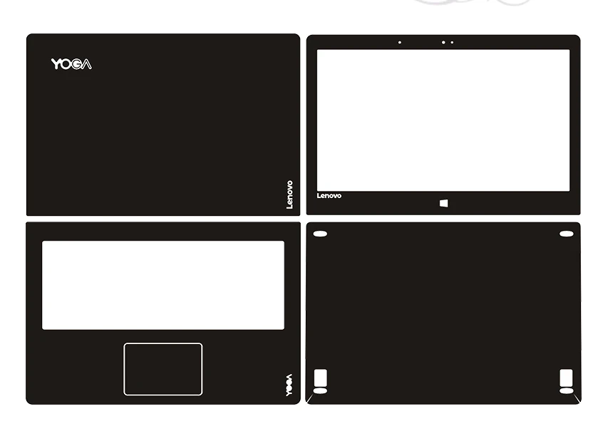 KH ноутбук из углеродного волокна Крокодиловая змея кожаный стикер защитный