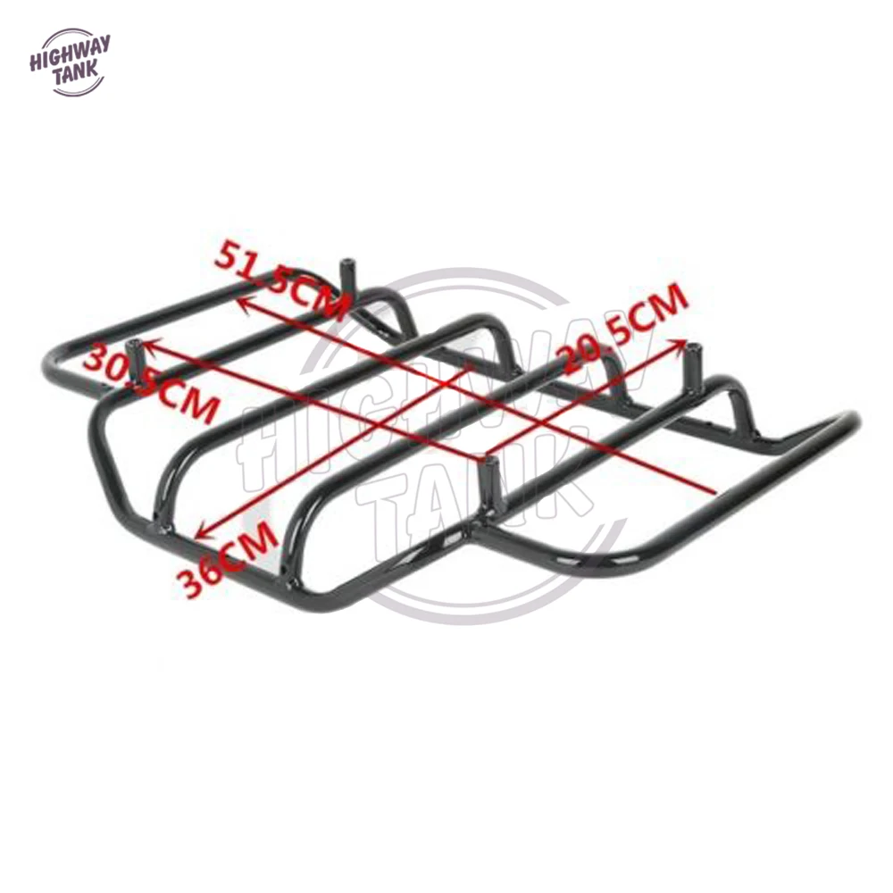 Черный чехол для багажника мотоцикла Tour Pak Top Rail Harley Davidson Touring FLH FLHX FLTR|Накладки и