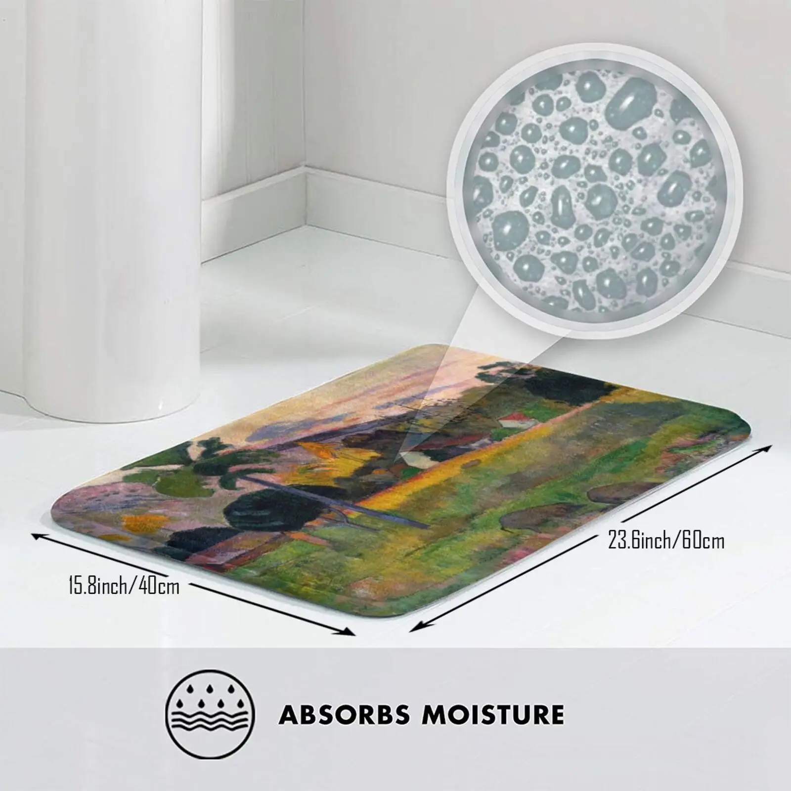 Пол гаугуин приходите сюда коврик для входной двери ванной игр Король Foxhole Нил