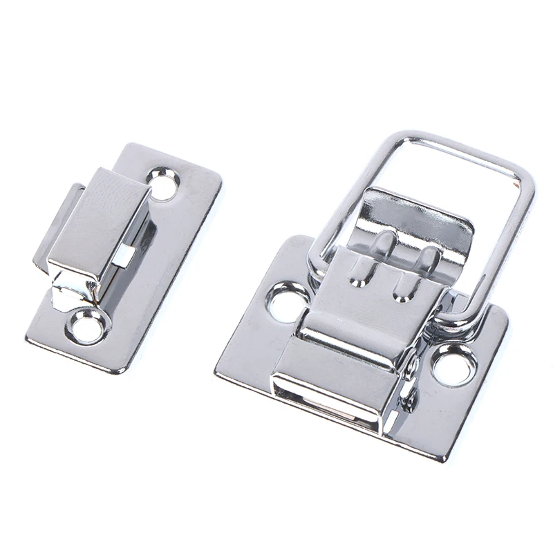 

2pcs Stainless Steel Chrome Toggle Latch For Chest Box Case Suitcase Tool Clasp Cabinet Fitting Lock Belt Hasp Buckle Hardware