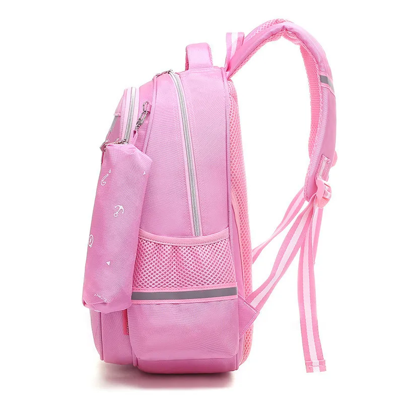 Bags Girls Backpacks Children School Cute For Girls Orthopedic Waterproof Kids School Bag with Reflective Strip Mochila Escolar