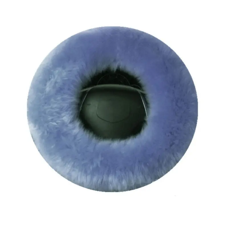 3 шт. меховой шерстяной пушистый толстый чехол рулевого колеса автомобиля|Чехлы