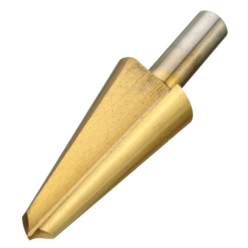 4 шт./компл. HSS коническая сверла шаг пила с титановым покрытием шестигранный