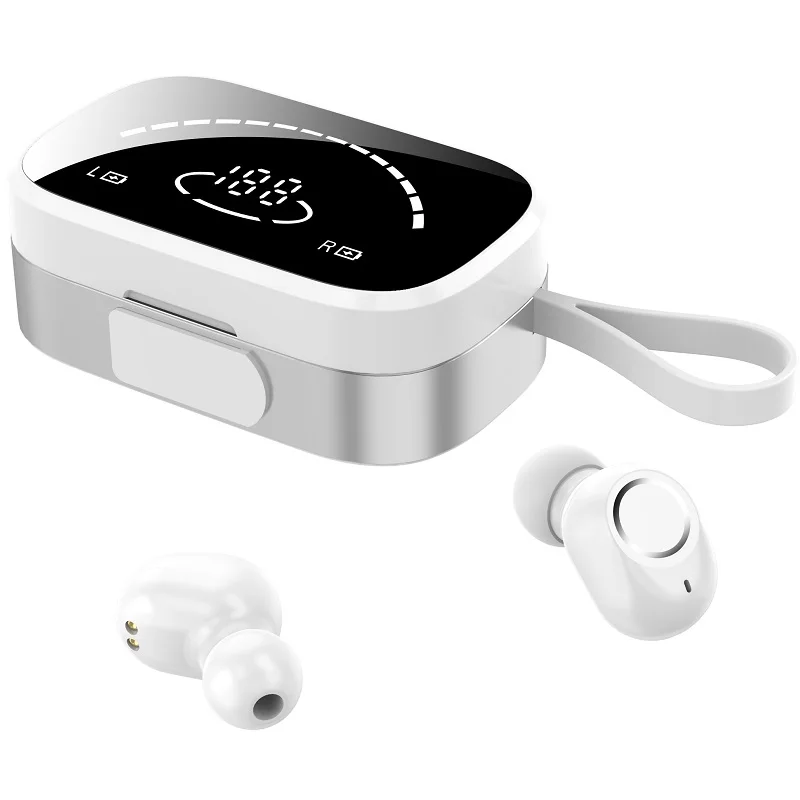 

TWS-стереонаушники с поддержкой Bluetooth и зарядным футляром на 3500 мА · ч