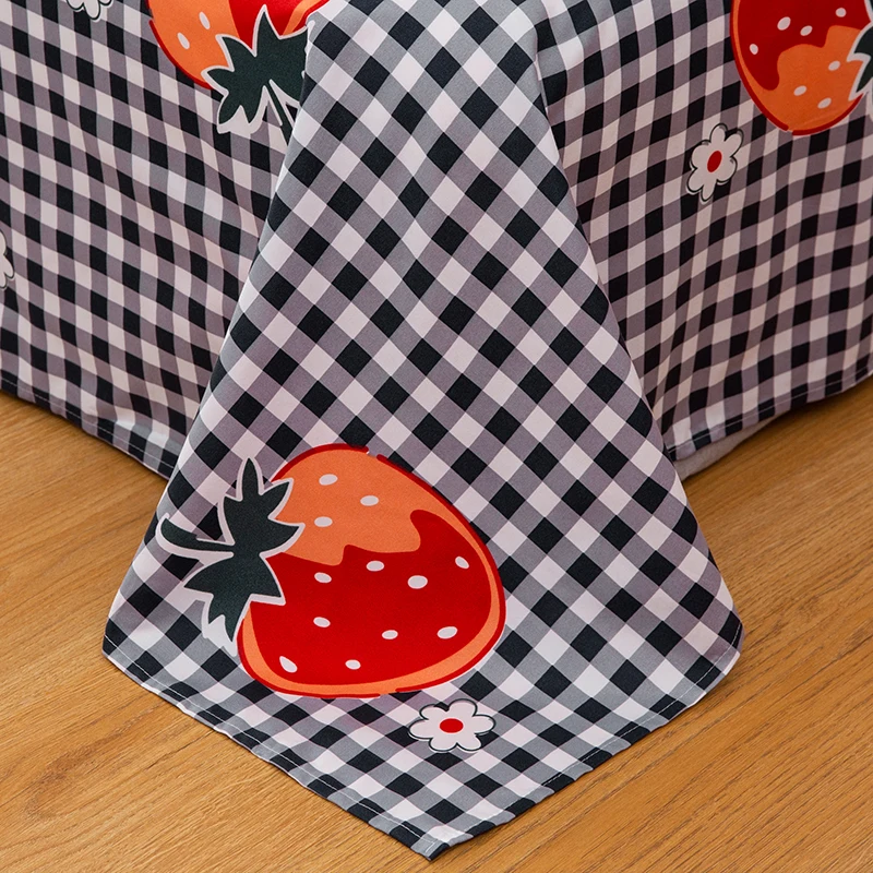 

Breathable King ,Twin ,Full Size,2 Pillow Shams And 1 Bed Sheet Queen ,4 Pieces Bedding Set 1 Duvet Cover