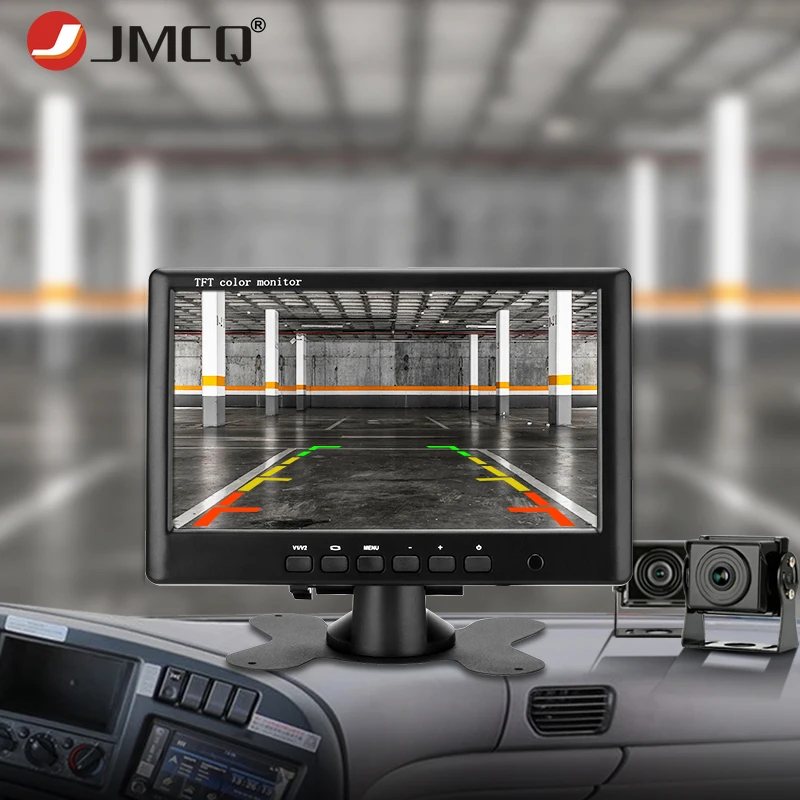 

JMCQ 7 inch AHD Car Monitor Truck Backup Camera 4 pin Rear View Vehicle Camera Aviation Connection Starlight night vision