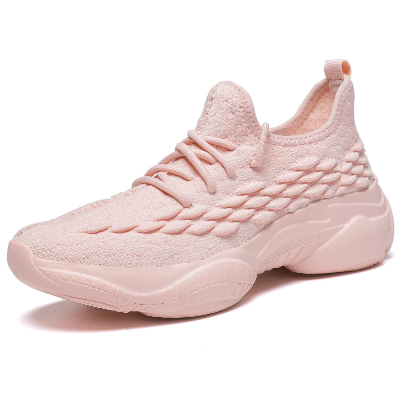 

Женские дышащие кроссовки для бега, легкая спортивная обувь, сетчатые удобные женские кроссовки для ходьбы и бега, на платформе