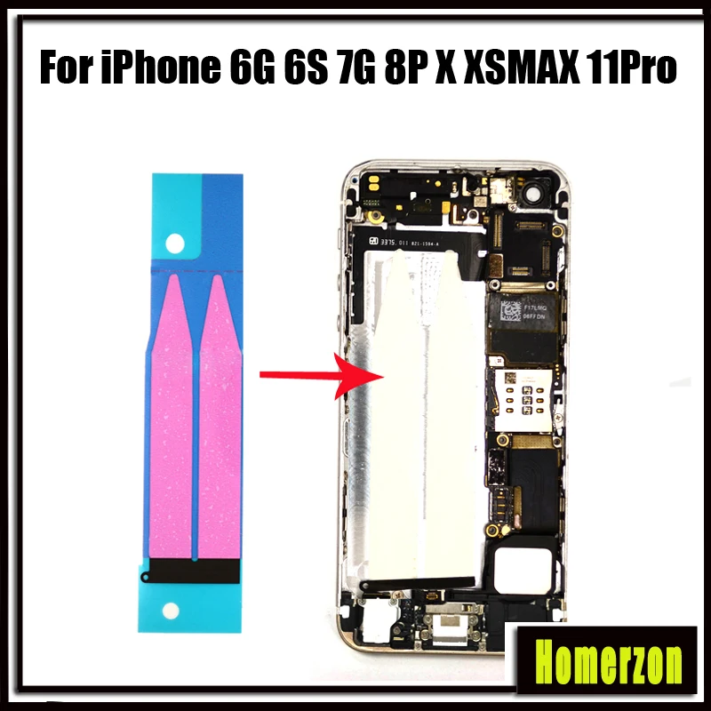 Клей-лента 20 шт. для iPhone 11 Pro XS Max XR X 8 7 6S 6 Plus SE 5C 5 4 клея-ленты вкладка | Мобильные