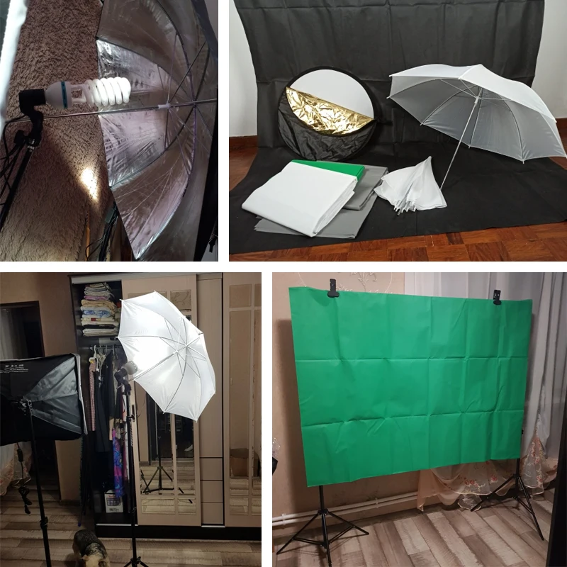 Мягкий зонтик-лампочка фотографии Непрерывный светильник фотостудии набор для